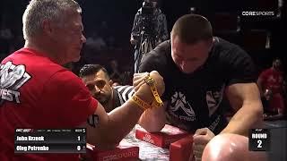 John Brzenk (USA) vs Oleg Petrenko (Ukraine) Arm Wrestling