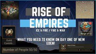 What You Need to Know on Day One of New Eden - Rise of Empires Ice & Fire/Fire & War