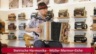 Steirische Harmonika - Müller Marmor-Eiche - Klub-Kameraden Marsch / Blumen aus Tirol (Jofzi)