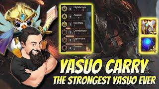 Yasuo Carry - The strongest Yasuo ever! | TFT Reckoning | Teamfight Tactics