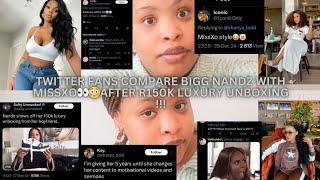 TWITTER FANS COMPARE BIGG NANDZ TO MISS XO AFTER R150K LUXURY UNBOXING !!!