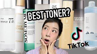 100% HONEST TikTok viral trending TONERS REVIEW // rec for every skin type