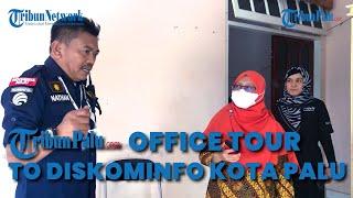 TribunPalu.com Office Tour Diskominfo Kota Palu