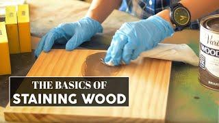 Staining School 101: The Basics of Staining Wood