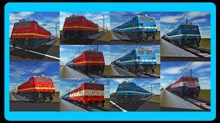 15 in 1 ICF Trains & Freight Trains Compilation Video ◆ Indian Train Crossing 3D [Android Gameplay]