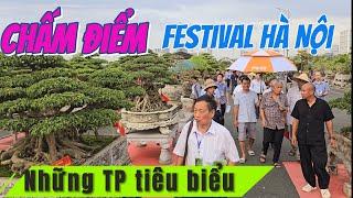 Ban tổ chức khảo sát chấm điểm các TP tại festival Hà Nội năm 2024