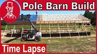 #Shorts Pole Barn Time Lapse Build - HouseBarons