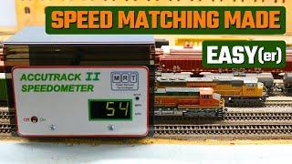 Model Railroad Speed Matching Hacks