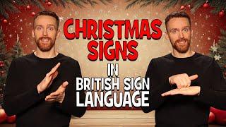 Christmas Signs! Vocabulary and Phrases in British Sign Language (BSL)