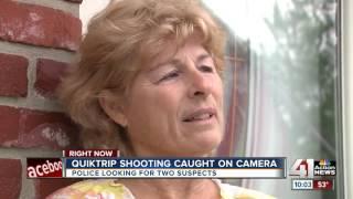 Police look for suspects after shooting at QT