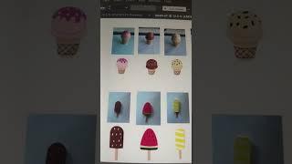 Client needs  ice cream illustrations for project #digitalideasz #howtographicdesign