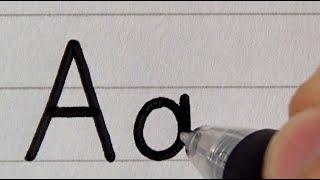 How to Write Neat and Clean Alphabet Handwriting | Print and Cursive | elementary school letters