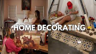 VLOG: Decorating our House! DIY project, Vintage Decor Haul, Antique Shopping | Julia & Hunter