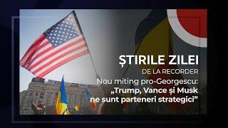 21 FEBRUARIE 2025. Nou miting pro-Georgescu: „Trump, Vance și Musk ne sunt parteneri strategici”