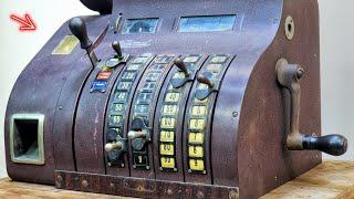 1952's "National" Cash Register Machine Restoration - Can It Still Print Receipts?