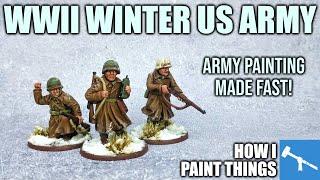 Review & Paint - New Winter US Army from Warlord Games [How I Paint Things]