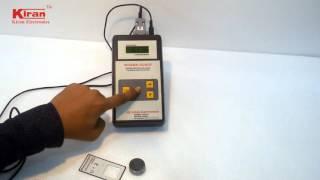 coating thickness gauge, powder coating thickness tester, model Micron Gauge, kiran electronics