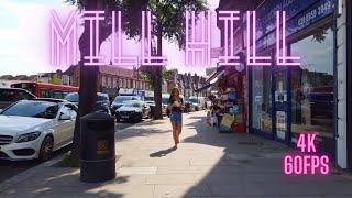 MILL HILL | London Walking Tour | 4K 60FPS