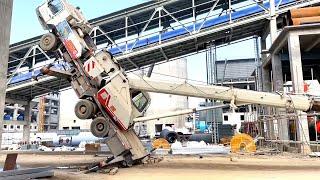 Heavy machinery fail compilation【E9】--Crane fail,excavator accident dangerous moment idiot operation