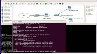 Basic Nat configuration on vyatta