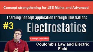 Coulomb's Law and Electric field | Class 12 | JEE 2022 | BM SHARMA | Cengage