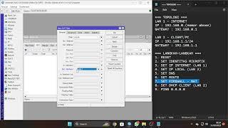 SET MIKROTIK DARI AWAL