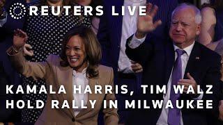 LIVE: Kamala Harris, Tim Walz hold rally in Milwaukee | REUTERS