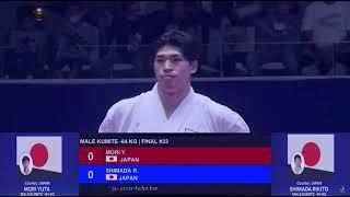 Yuta Mori vs Rikito Shimada Final Male Kumite  84Kg Jakarta 2022