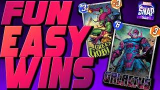 EASY Climb Fast WITH GALACTUS GOBLIN DECK! | Marvel Snap