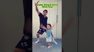 DADDY JHONG HILARIO AND SARINA TIKTOK TIME!! TUMANGKAD NA SI SARI #jhonghilario #dancing