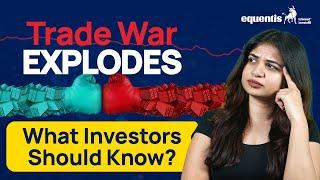 Stock Market Crash 4%! Is India the Next Trade War Victim  Equentis Research and Ranking