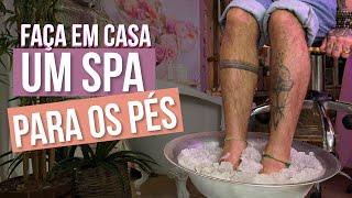 FAÇA EM CASA UM SPA PARA OS PÉS