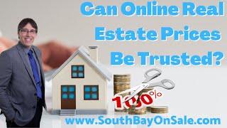 Can Online Real Estate Prices Be Trusted? Paper Prices?