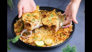 Instant Fish Biryani Recipe | Tasty Pomfret Biryani