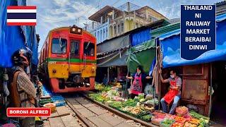 Maeklong Railway Market Thailand || BORO VIDEO