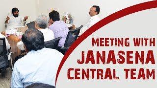 JanaSena Chief Pawan Kalyan Meeting With JanaSena Central Team