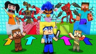 CHOOSE THE WRONG SQUID GAME CAVE AND YOU WILL DIE!  - Minecraft