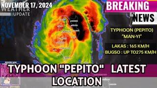 TYPHOON "PEPITO" IS NOW OVER COASTAL WATER OF LA UNION