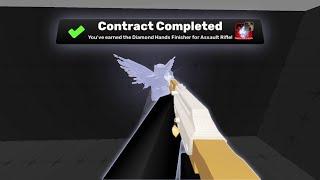 So i unlocked DIAMOND HANDS in Roblox Rivals!!