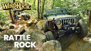 Wheeling Windrock Park | TJ on 37’s Hits Rattle Rock!