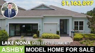 Lake Nona Pool Model Home For Sale $1,163,897 | Ashby Model Home | Orlando Gated Lifestyle