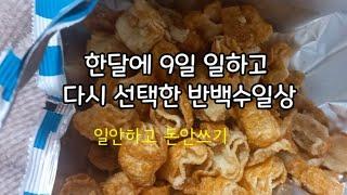 [브이로그#158] 일일알바로 번 6월수입과 생활비/무료수질검사로 물값 아끼려는 짠순이/친구보다 혼자인 삶에 집중하려는 40대