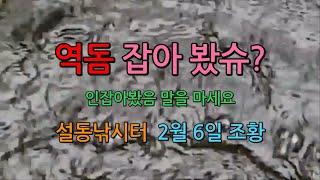 설동낚시터 2월 6일 조황