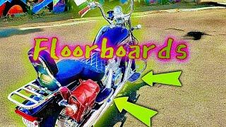 Cheap Motorcycle Floorboards Install All 4 Test Drive 2 Up Amazon DIY Review 98 Honda Shadow