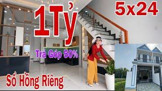 Tập 364Em gái miền Tây chính chủ Bán nhà rẻ thật,Trả góp chỉ 1 tỷ dọn nhà ở ngay,5x24M,1Lầu,4PN