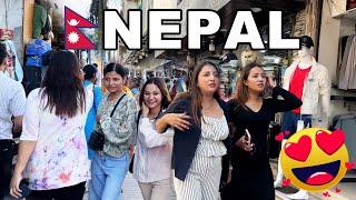 NEPAL - Look How Life is Running Now in Nepal 2024 | A Virtual Walking Tour Video of Kathmandu