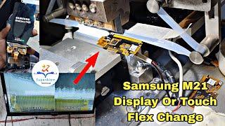 Samsung M21 Flex Change || टच का पत्ता बॉन्डिंग करने का बेस्ट तरीका @Superalamtechnical