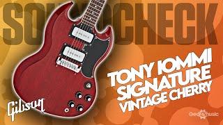 SOUNDCHECK Gibson SG Tony Iommi Signature, Vintage Cherry | Gear4music Guitars