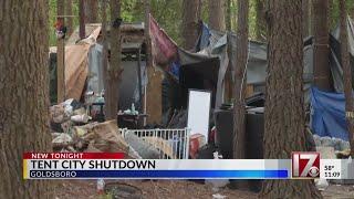 Homeless encampment given notice to vacate woods near Target, Goldsboro police say