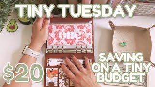  TINY TUESDAY $20 | Fun Way To Save On A Tiny Budget | Nov Week 4